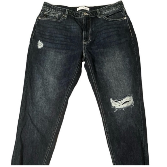kancan dark wash women's straight leg jeans size 11/29 - Picture 1 of 4